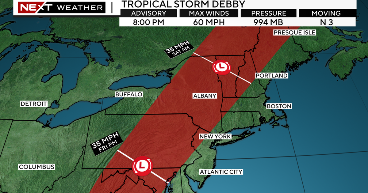 I cambiamenti di rotta della tempesta tropicale Debbie portano meno pioggia in Massachusetts