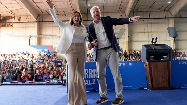 Kamala Harris And Tim Walz Campaign In Michigan 