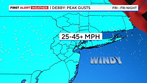 Map of Wind Gusts