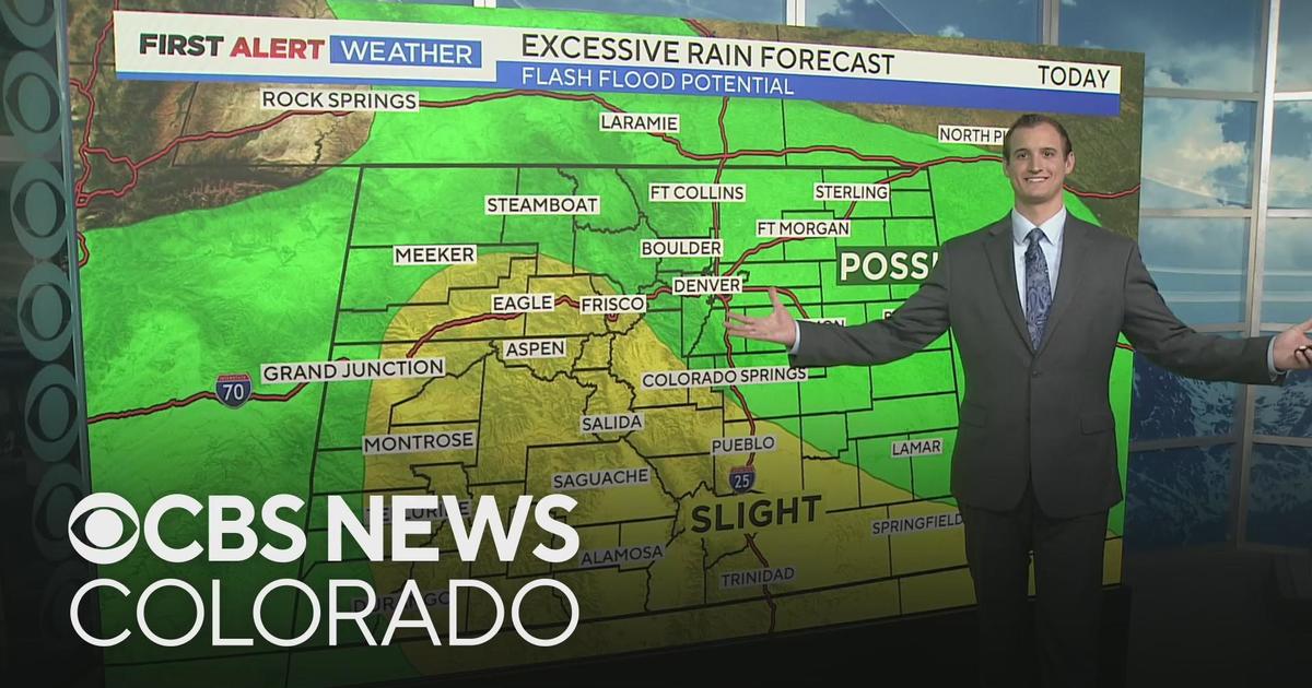 Cool with rain chances in Denver