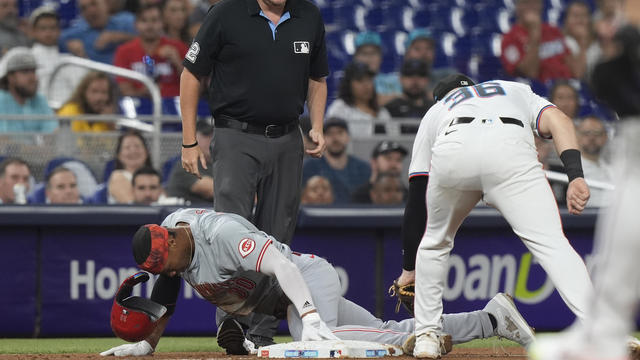 Reds Marlins Baseball 