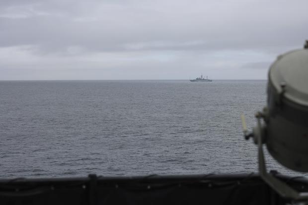 Russian military ship spotted off Alaskan coast 