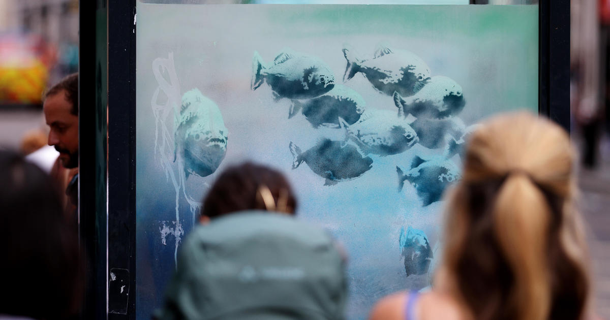 Seven new works of art by Banksy appear in London