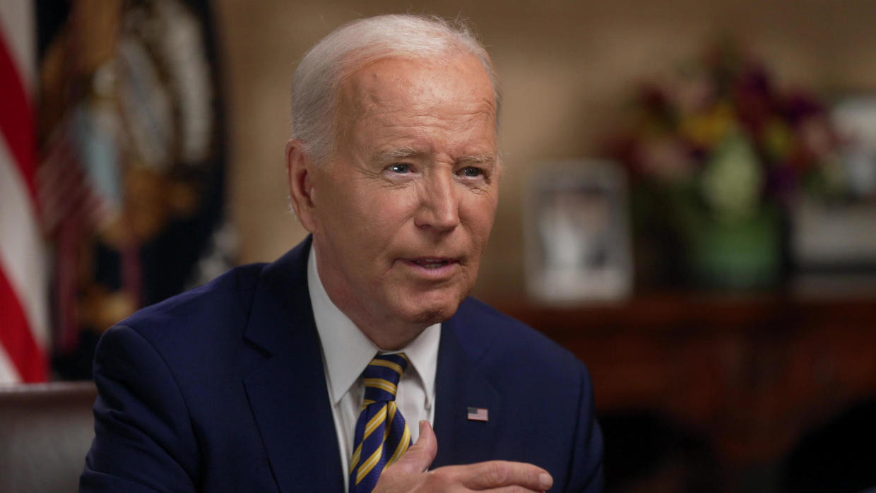 President Biden speaks on the stakes of the 2024 election, and on his