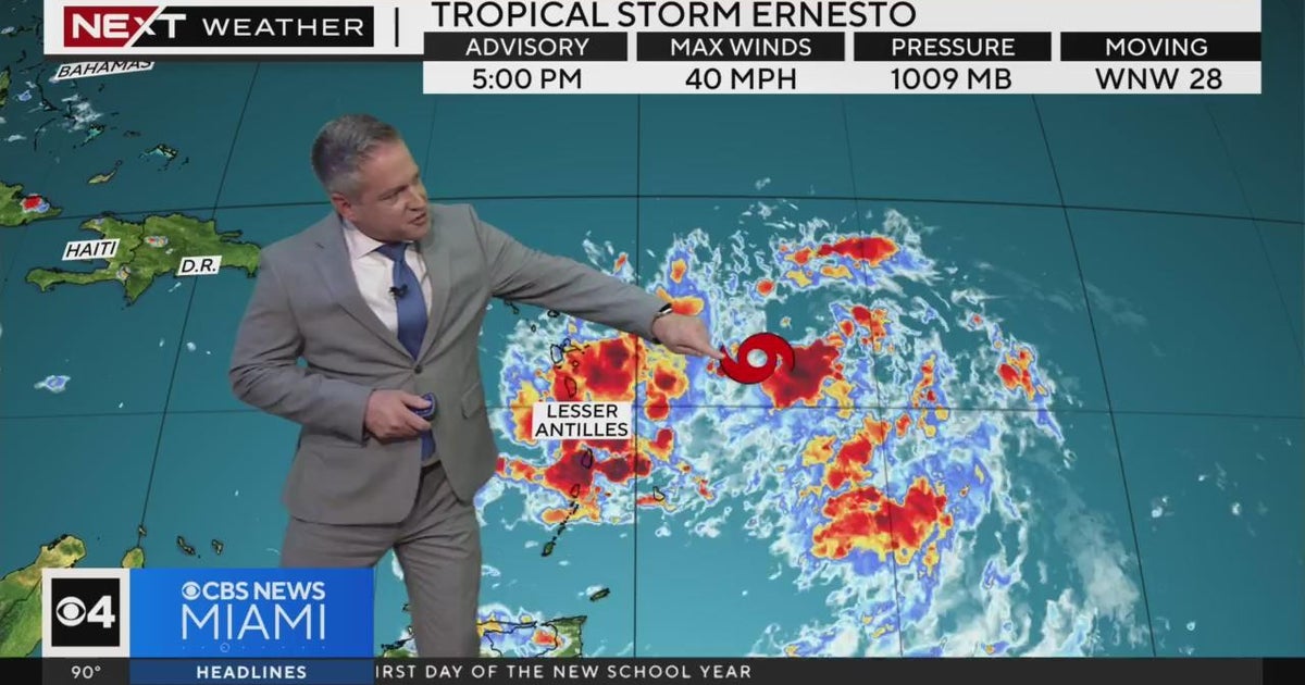 South Florida weather for Monday 8/12/24 5PM - CBS Miami