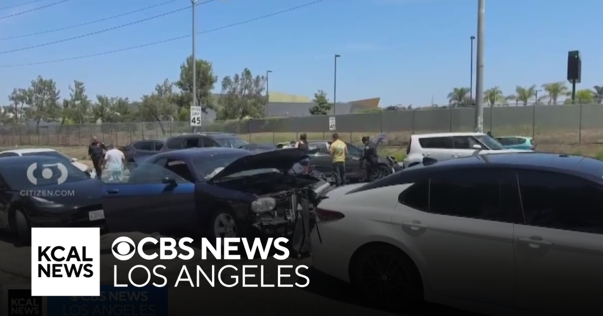 8 hospitalized after multi-car crash in Westchester - CBS Los Angeles