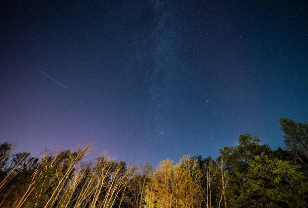 Perseid meteor shower in New York 