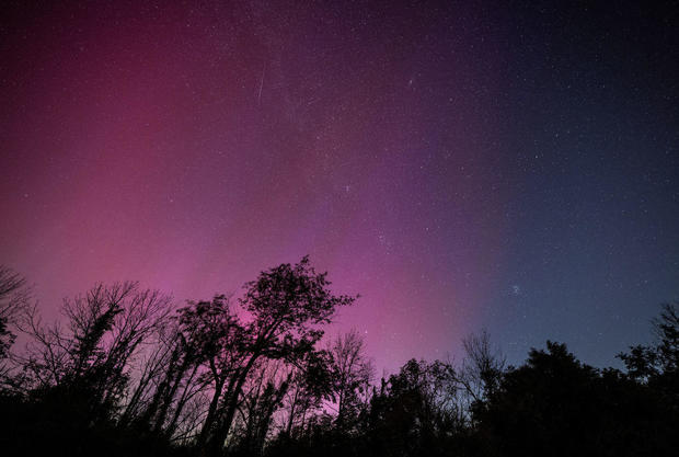 Perseid meteor shower in New York 