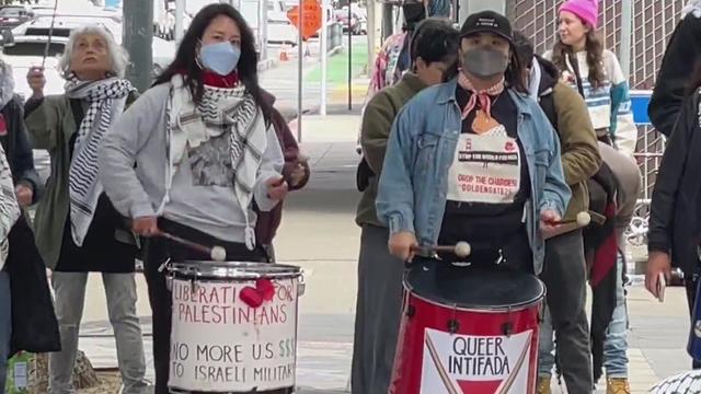 SF jail protester rally 