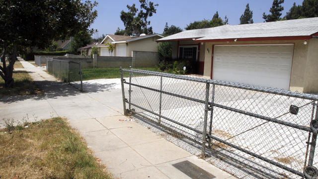 Jackie Robinson's boyhood street at 121 Pepper Street, Pasadena on August 1, 2012. The only evidenc 