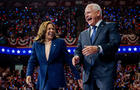 Kamala Harris And Running Mate Tim Walz Make First Appearance Together In Philadelphia 