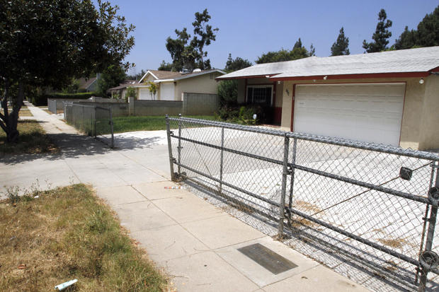 Jackie Robinson's boyhood street at 121 Pepper Street, Pasadena on August 1, 2012. The only evidenc 