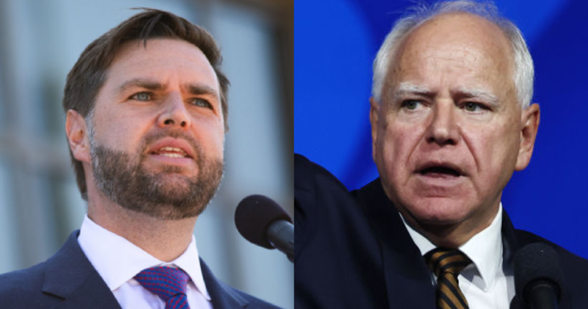 Govt. Tim Walz, Sen. JD Vance agreed to a VP debate hosted by CBS News on October 1