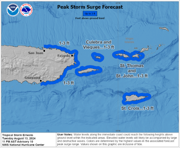 Tropical Storm Ernesto 