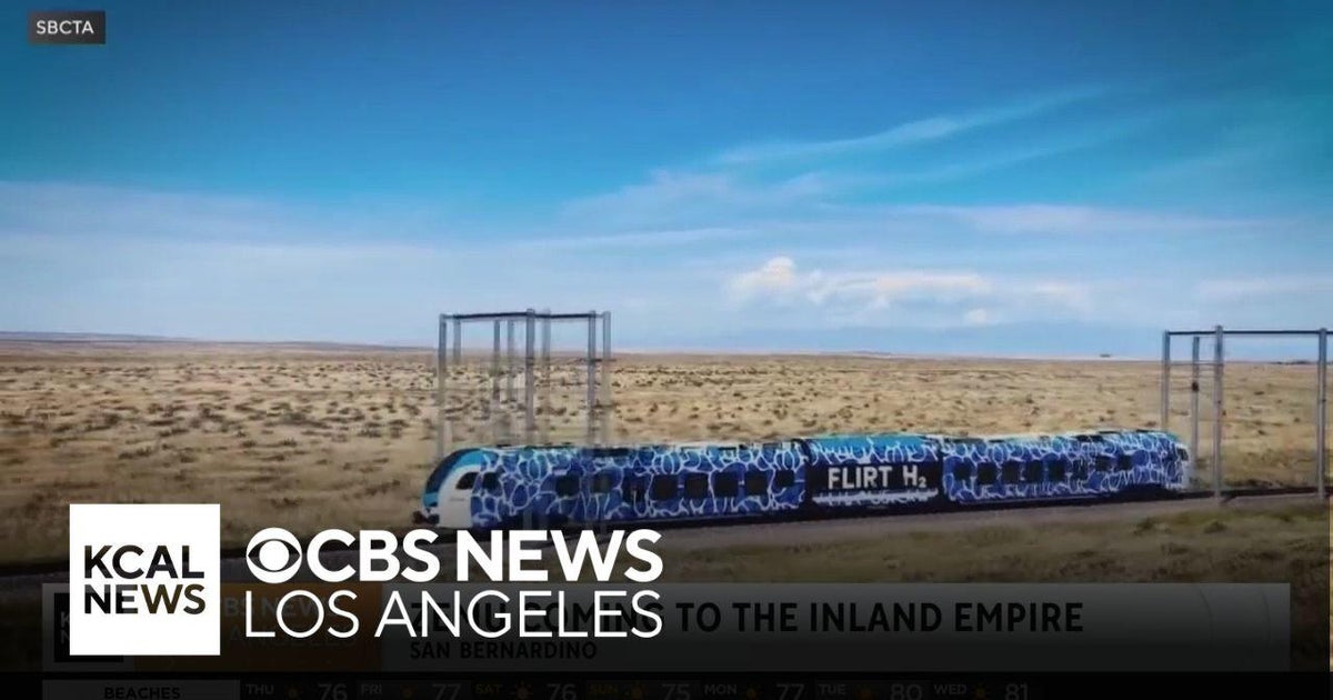 A self-powered, zero-emission passenger train, ZEMU, comes to San ...