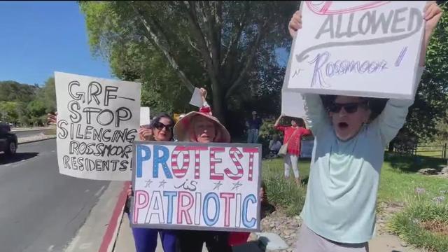 Rossmoor free-speech protest 