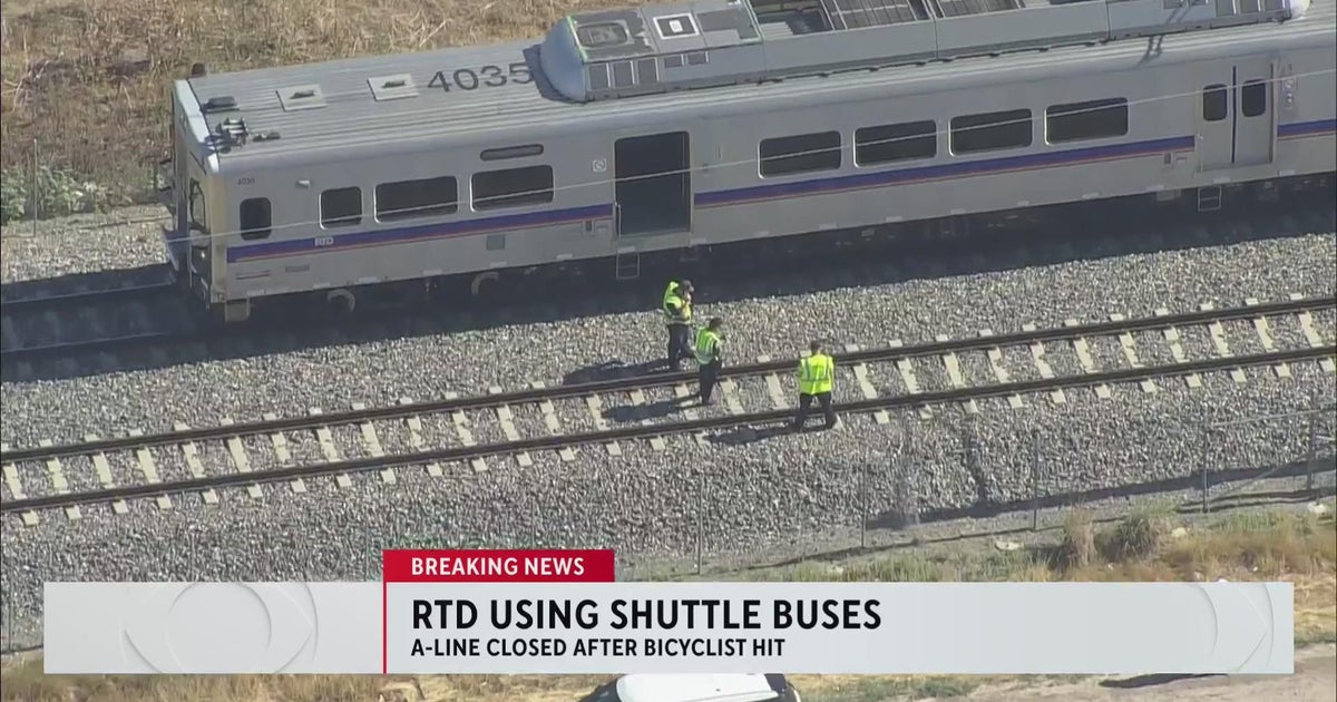 Several stops on RTD's A Line in Denver impacted after cyclist crosses ...