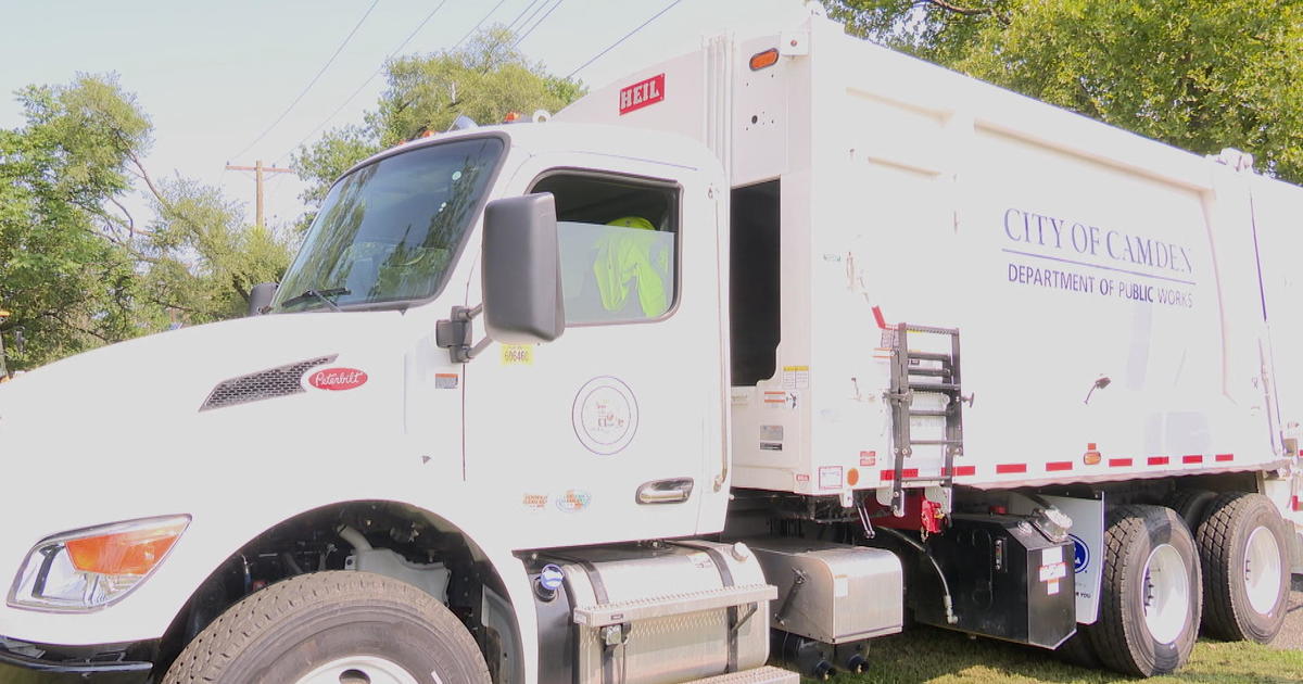 Camden, New Jersey, buys a new garbage truck for the first time in a decade to keep the city clean