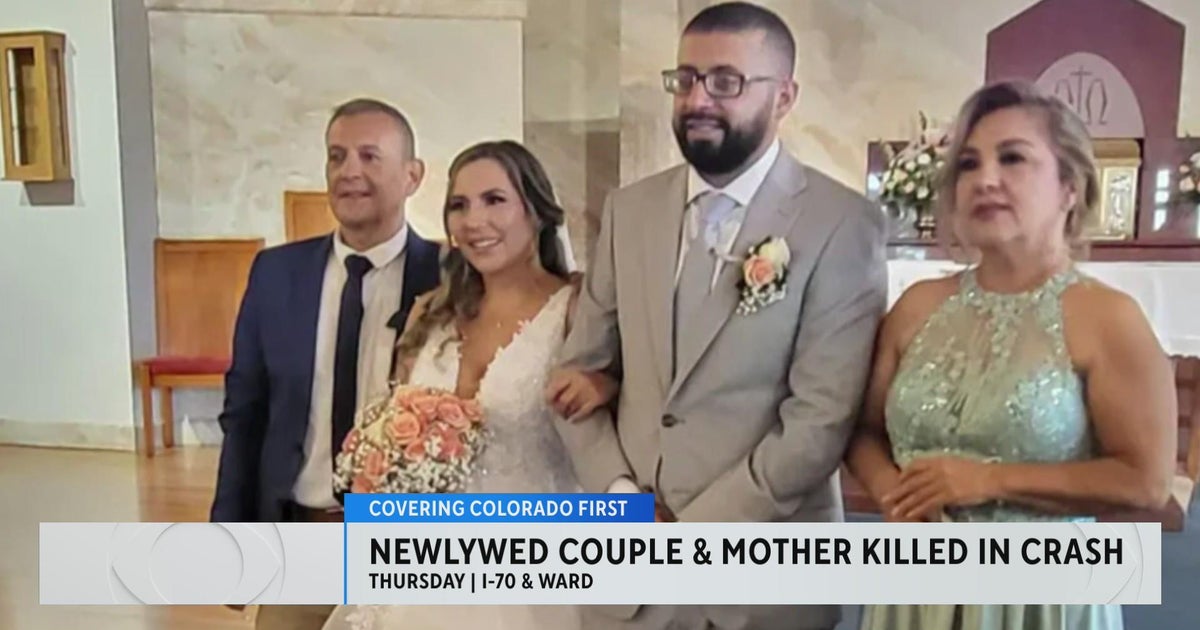 Newlywed couple and mother killed in I70 crash CBS Colorado(02)