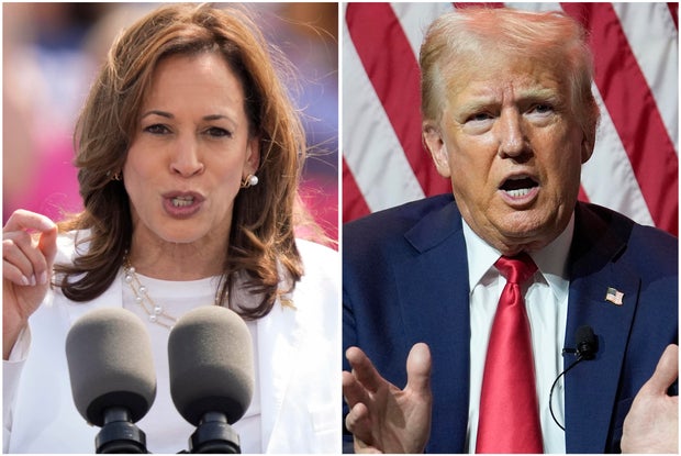 Election 2024: Harris-Trump Combo Image