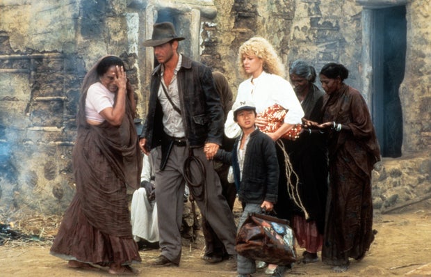 Harrison Ford And Kate Capshaw In 'Indiana Jones And The Temple Of Doom'