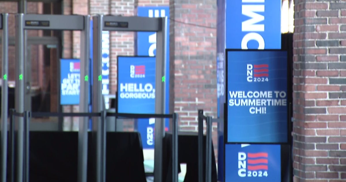 Chicago hosts a party for delegates at Navy Pier, the night before the DNC