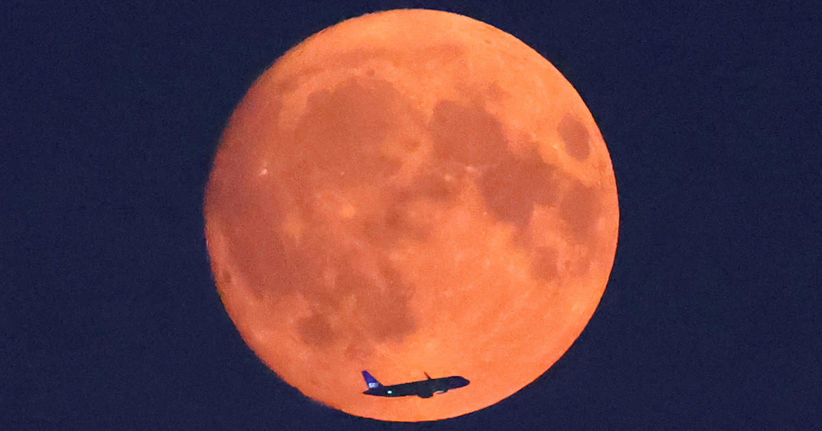 Photos of the blue supermoon show the rare lunar phenomenon lighting up the night in August