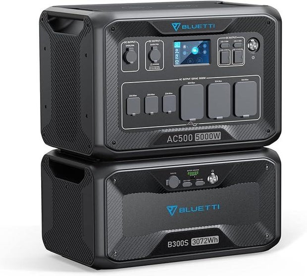 BLUETTI Power Station AC500 & B300S Expansion Battery