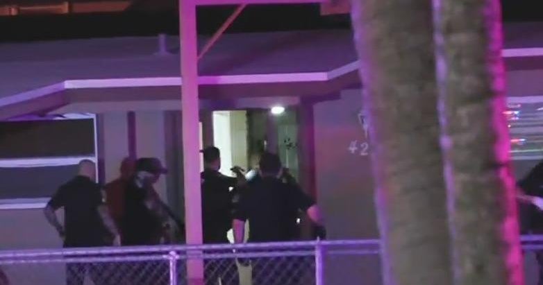 Man suspected of fatally stabbing relative was shot, killed by police