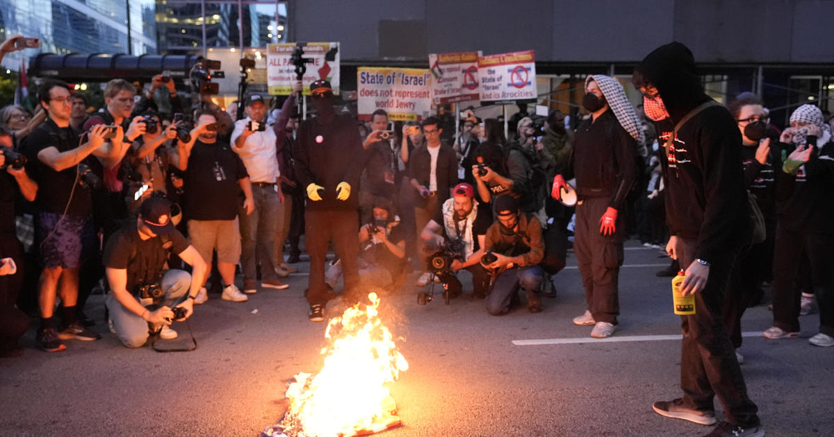 56 arrested at pro-Palestinian protest outside Israeli Consulate