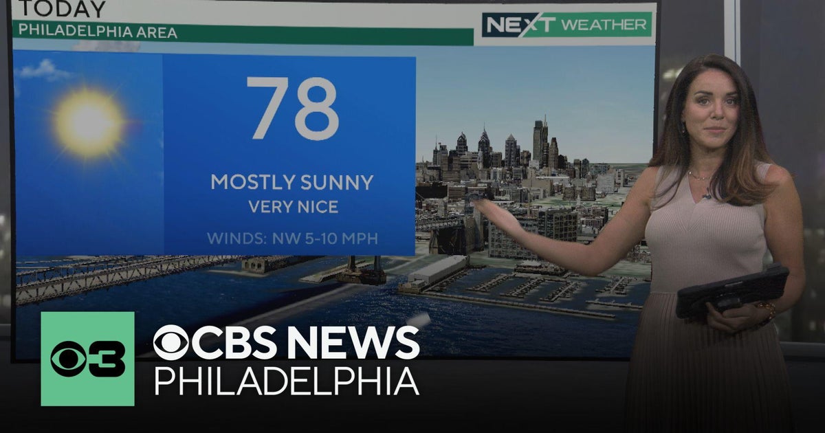 Mostly sunny weather in Philadelphia; warmer and more humid weekend ...
