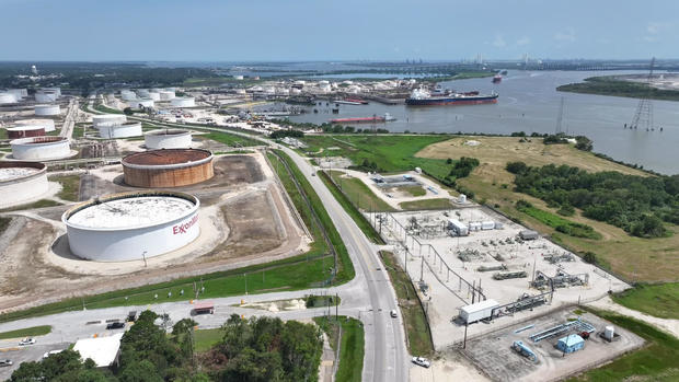 ExxonMobil Baytown petrochemical complex near Houston 