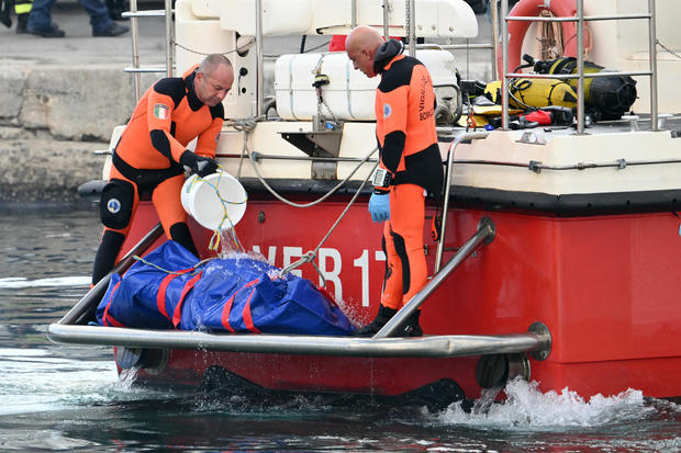 ITALY-MARITIME-ACCIDENT-BRITAIN 