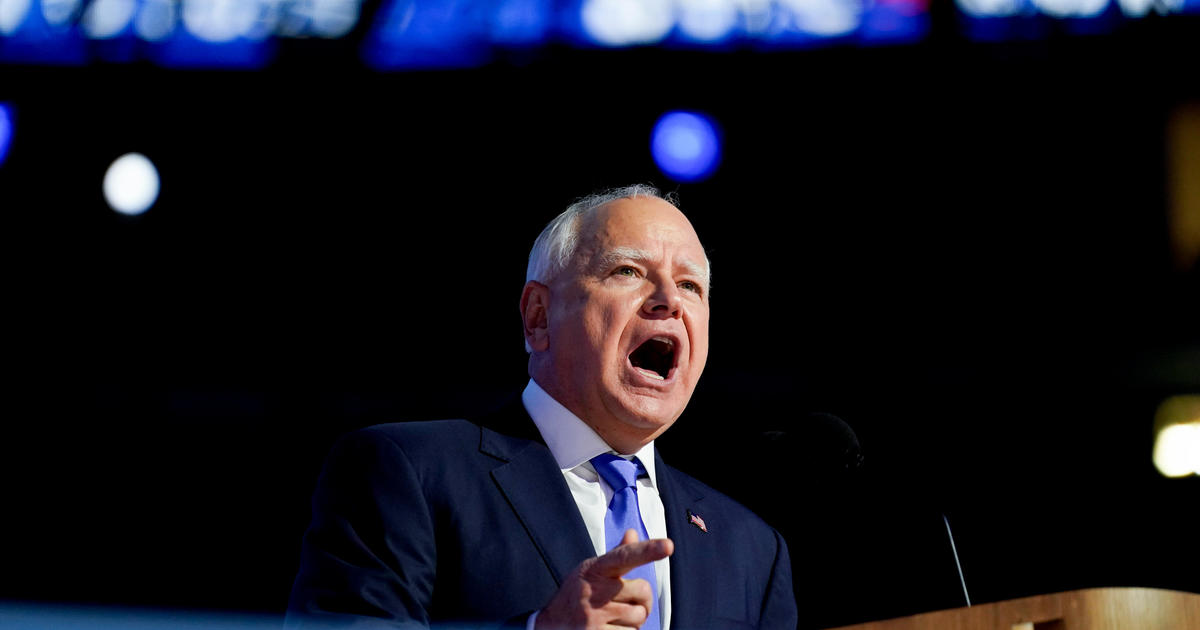 Tim Walz, in DNC speech, draws on past as coach, urging Americans to "leave it all on the field" before election