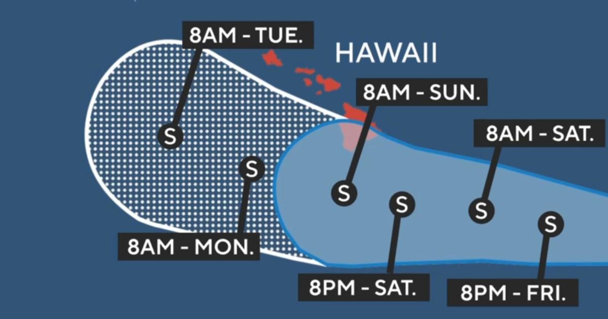 Tropical Storm Hone may hit Hawaii's Big Island