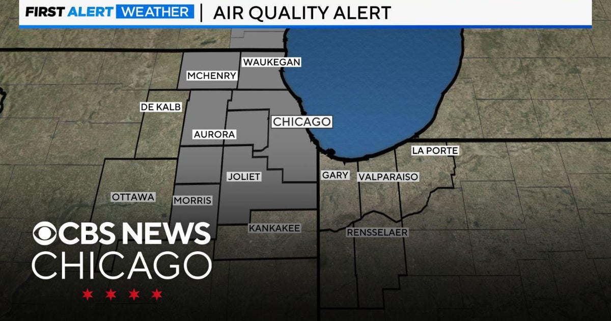 Air quality alert, excessive heat warning issued for Chicago area - CBS ...