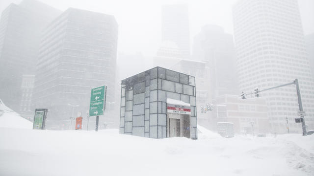 Another Snowstorm Hits Winter-Weary Boston Area 