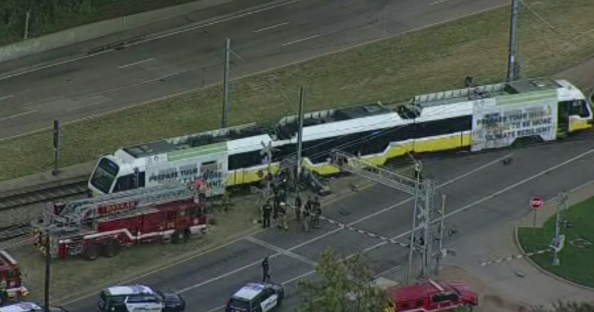 DART train collides with car near Ledbetter Station; driver in hospital