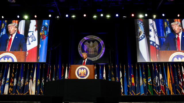 Donald Trump Speaks At Turning Point Convention In Detroit, Michigan 