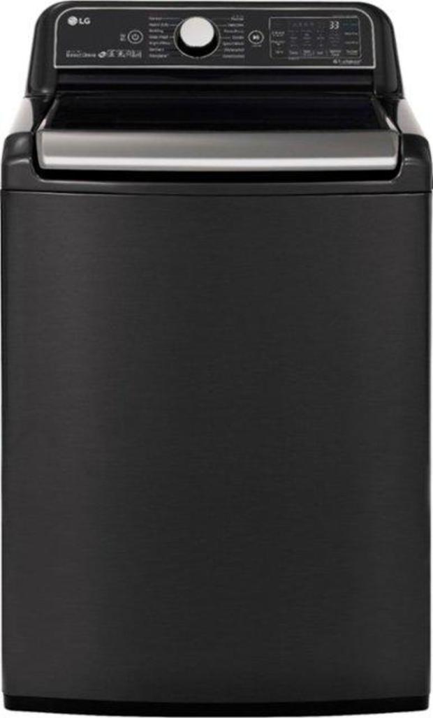 LG 5.5 Cu. Ft. High-Efficiency Smart Top Load Washer with Steam and TurboWash3D Technology 