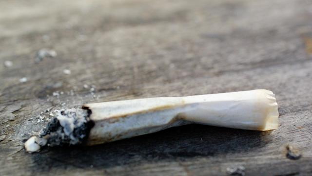 Generic hand-rolled cigarette butt, 17 July 2003. The Age News Picture by ANDR 