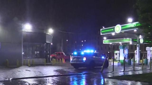 man shot at SS gas station 