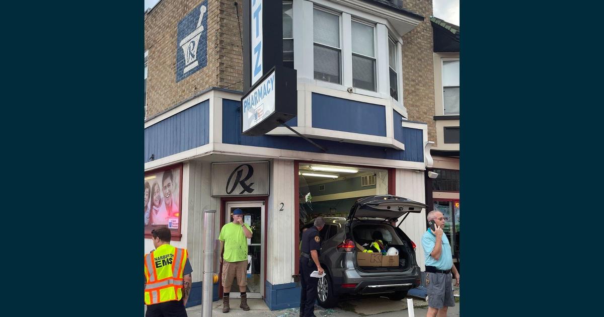 SUV Crashes Into Katz Pharmacy in Havertown