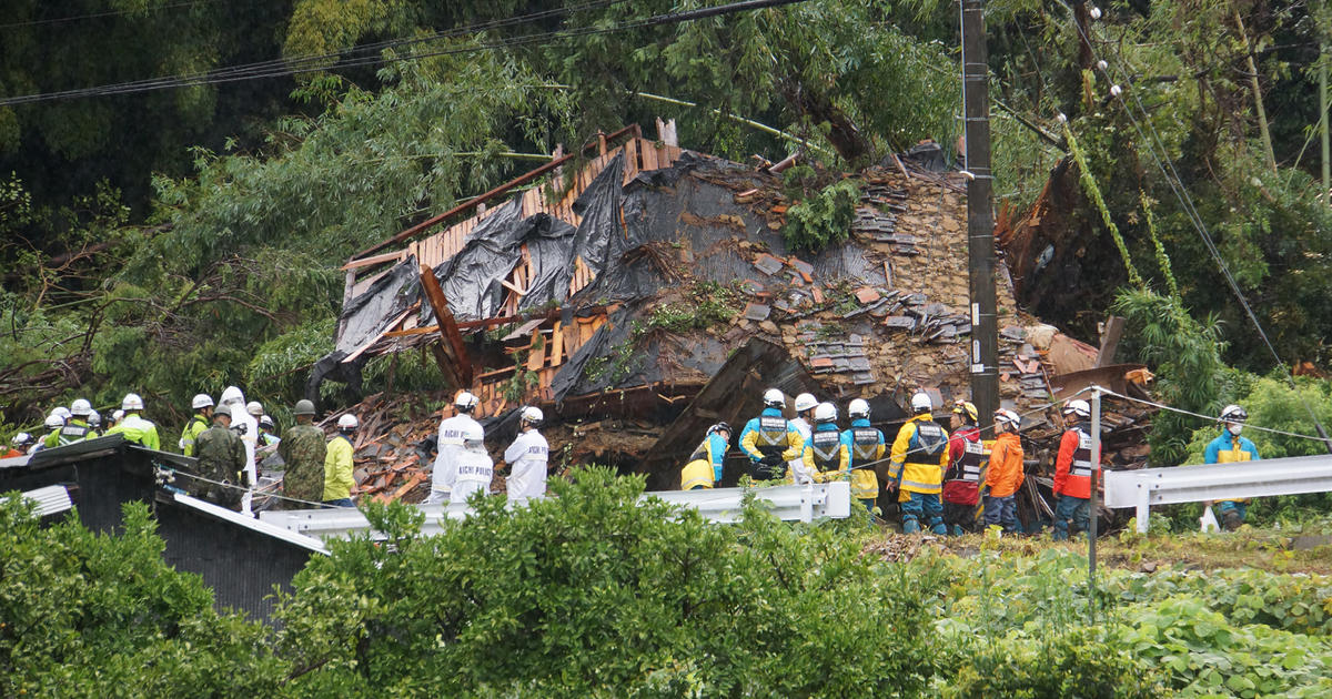 Typhoon Shanshan weakens to tropical storm over Japan, but 3 deaths confirmed as it churns slowly north