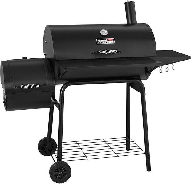 Royal Gourmet CC1830S 30" BBQ Charcoal Grill and Offset Smoker 