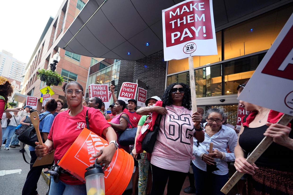 Strikes start at top hotel chains across the country as housekeepers ...
