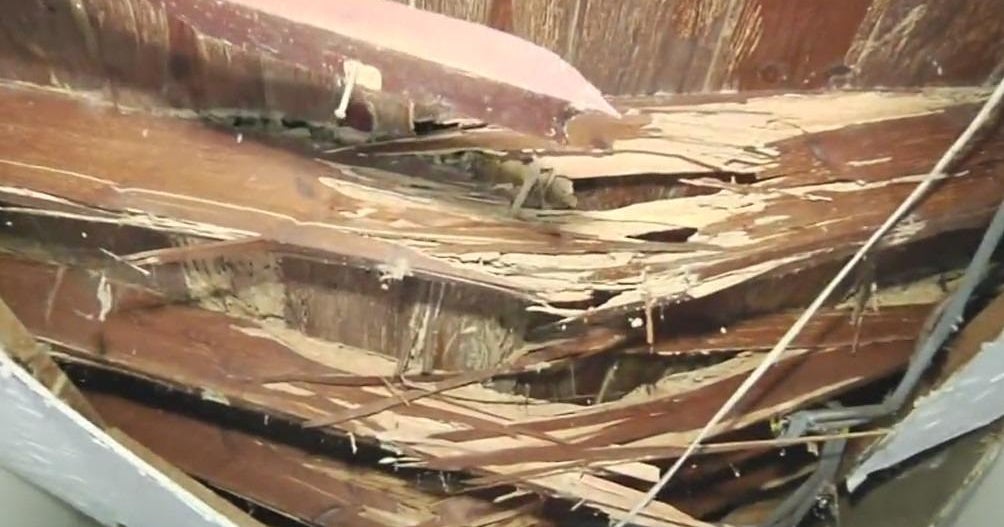 Hallandale Beach apartment roof partially collapses