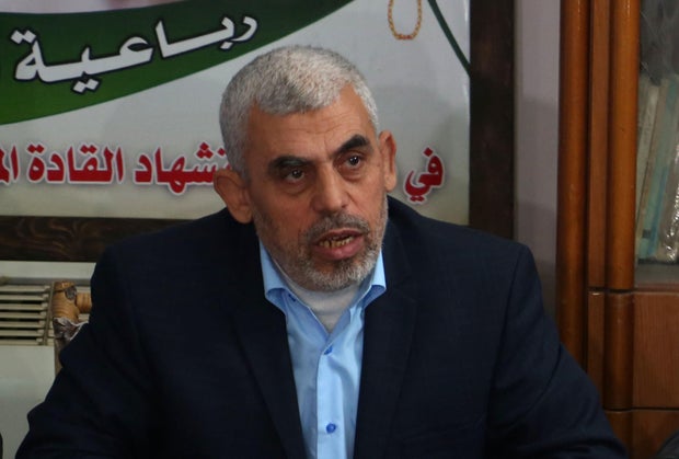 Líder do Hamas, Yahya Sinwar.