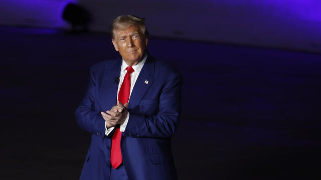 Republican presidential nominee, former President Donald Trump participates in a Fox News Town Hall with Sean Hannity at the New Holland Arena on September 04, 2024 in Harrisburg, Pennsylvania. 