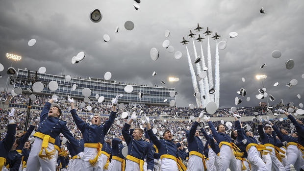 President Biden Delivers The Commencement Address At The Air Force Academy In Colorado 